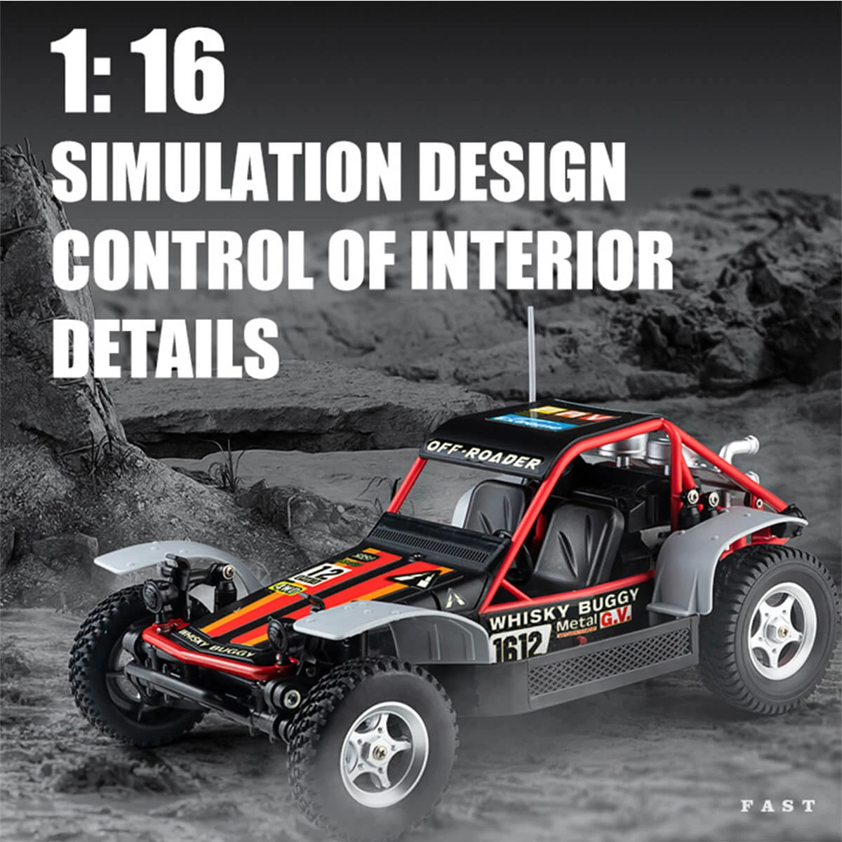 1/16 Simulation RC Car 4WD High Speed Off-Road Vehicle Special Assault Vehicles 3 1/16 Simulation RC Car 4WD High Speed Off-Road Vehicle Special Assault Vehicles - Image 3