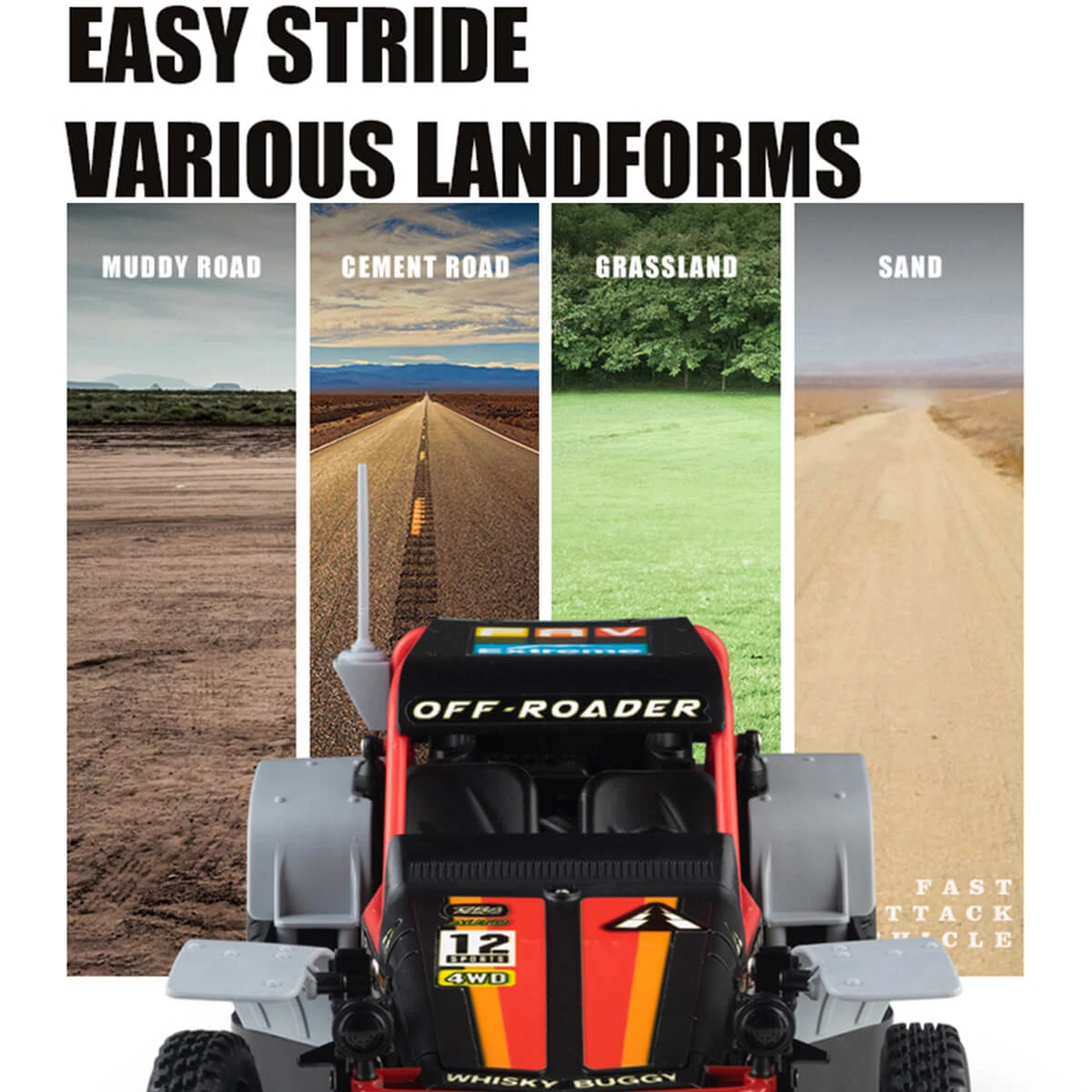 1/16 Simulation RC Car 4WD High Speed Off-Road Vehicle Special Assault Vehicles 6 1/16 Simulation RC Car 4WD High Speed Off-Road Vehicle Special Assault Vehicles - Image 6