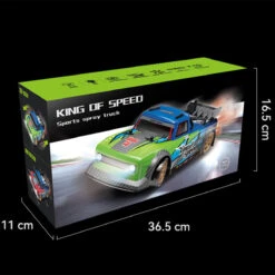 4WD Remote Control Drift Car 2.4G RC Fast Spray Truck With Led Lights For Kids -Sun Baby Sales Store 4WD Remote Control Drift Car With Spray 5