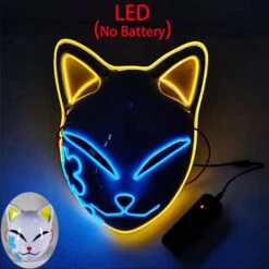 Tanjiro Sabito Mokomo Demon LED Mask Fashion Cosplay Mask Halloween Party Props 34 Tanjiro Sabito Mokomo Demon LED Mask Fashion Cosplay Mask Halloween Party Props -Sun Baby Sales Store 4 102b4440 f4eb 43e2 ad85 a6b22be9f6bc
