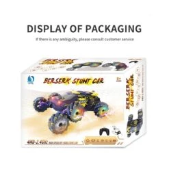 6 Wheels RC Car 2.4G Spray RC Stunt Car Swing Arm Drift Vehicle With Light -Sun Baby Sales Store 6 Wheels Spray RC Stunt Car 6