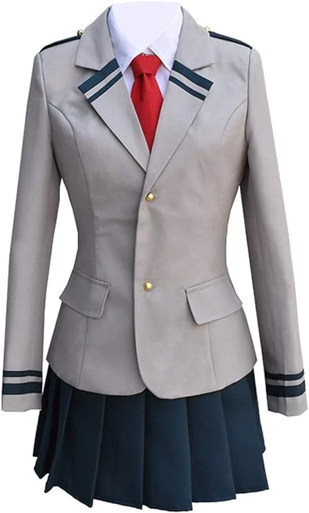 Adult Ochaco Uraraka Cosplay Costume Uravity Cosplay Outfit Hero High School Dress Suit 2 Adult Ochaco Uraraka Cosplay Costume Uravity Cosplay Outfit Hero High School Dress Suit - Image 2