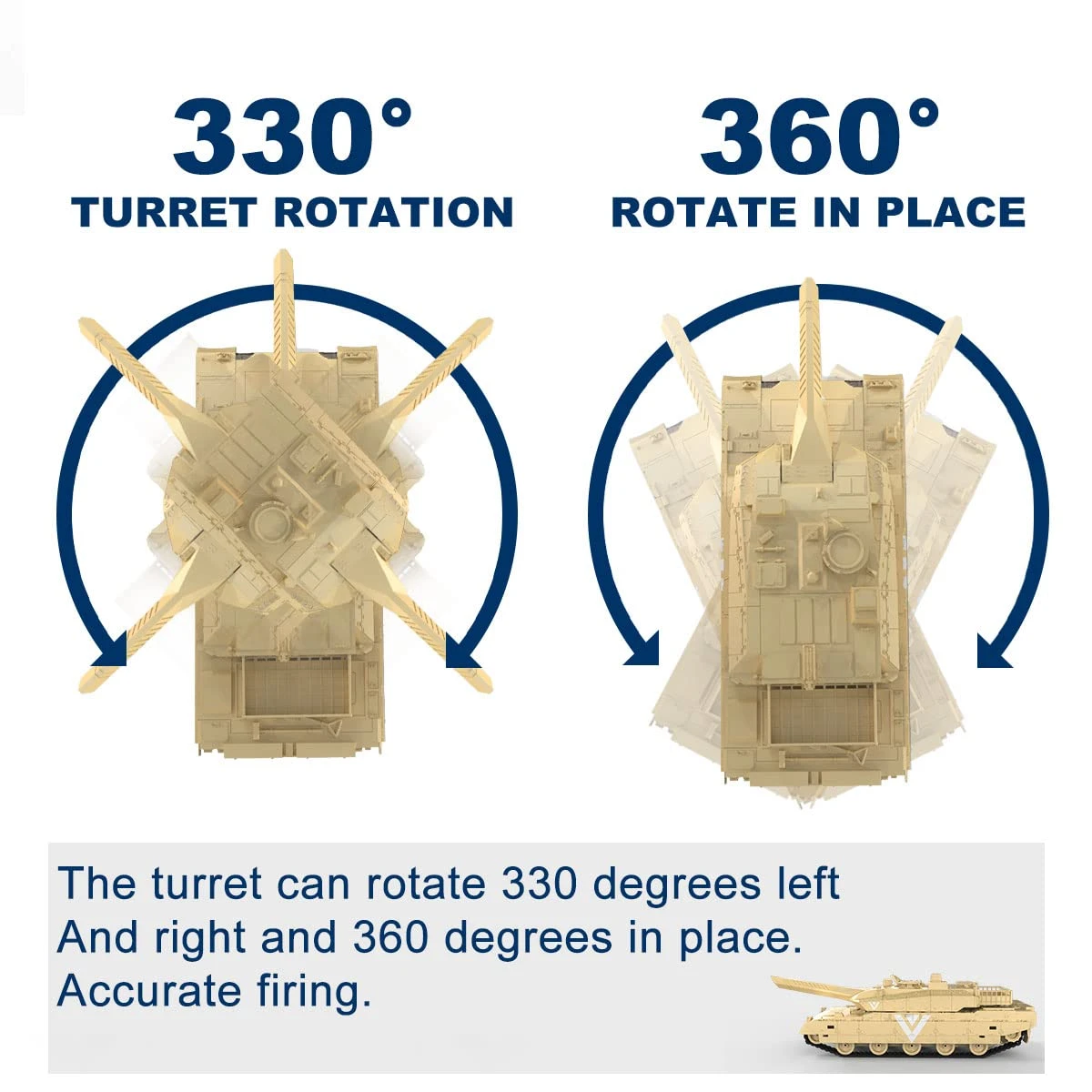 12CH Remote Control Tank 360° Rotation Water Bullets Tank 4WD Tracked Combat Vehicles 5 12CH Remote Control Tank 360° Rotation Water Bullets Tank 4WD Tracked Combat Vehicles - Image 5