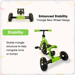 Stroller Bike 4 In 1 Tricycle With Detachable Push Bar Toddler Balance Bike Ride On Toys 18 Stroller Bike 4 In 1 Tricycle With Detachable Push Bar Toddler Balance Bike Ride On Toys -Sun Baby Sales Store 61oUgR8N9NL