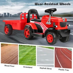 6V Electric Kids Ride On Tractor With Wagon Battery Powered Ride On Car For Boys & Girls 17 6V Electric Kids Ride On Tractor With Wagon Battery Powered Ride On Car For Boys & Girls -Sun Baby Sales Store 6V Electric Kids Ride On Tractor 2 b858310c 5d68 4c0f 83f3 866adef3b7ea