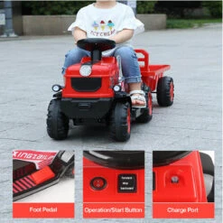 6V Electric Kids Ride On Tractor With Wagon Battery Powered Ride On Car For Boys & Girls 19 6V Electric Kids Ride On Tractor With Wagon Battery Powered Ride On Car For Boys & Girls -Sun Baby Sales Store 6V Electric Kids Ride On Tractor 9 8711dee7 fbad 4c71 9e48 85a55670e89a