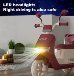 6V Electric Motorcycle Kids Ride On Car Dual Drive Bluetooth Motorcycle With Two Seats -Sun Baby Sales Store 6V Electric Motorcycle Kids Ride on Car 2