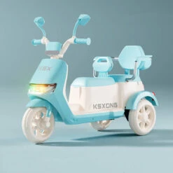 6V Electric Motorcycle Kids Ride On Car Dual Drive Bluetooth Motorcycle With Two Seats -Sun Baby Sales Store 6V Electric Motorcycle Kids Ride on Car 7