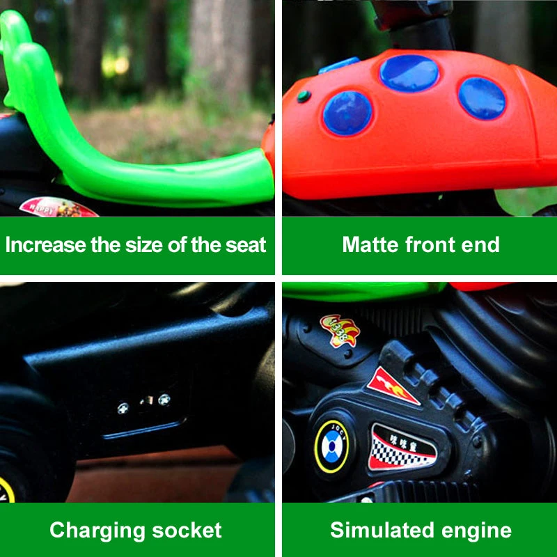 6V Kids Electric Motorcycle Cute 3 WheelsCar Ride On Toy Battery Power Car 8 6V Kids Electric Motorcycle Cute 3 WheelsCar Ride On Toy Battery Power Car - Image 8