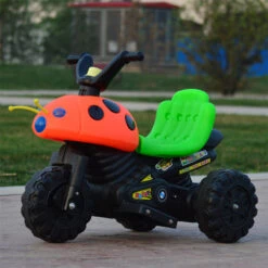 6V Kids Electric Motorcycle Cute 3 WheelsCar Ride On Toy Battery Power Car