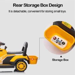 6V Kids Ride On Forklift Car Electric Fork Truck With Liftable Fork And Pallet For Boys Girls -Sun Baby Sales Store 6V Kids Ride On Forklift Car 6