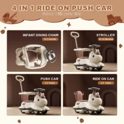 6V Unicorn 4-in-1 Kids Electric Car Bluetooth Ride-On Toy Detachable Push Handle With Music Light 17 6V Unicorn 4-in-1 Kids Electric Car Bluetooth Ride-On Toy Detachable Push Handle With Music Light -Sun Baby Sales Store 6V Unicorn Kids Electric Car 1 30e3687b eb01 4c15 a546 d683696219ed