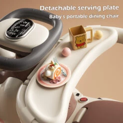 6V Unicorn 4-in-1 Kids Electric Car Bluetooth Ride-On Toy Detachable Push Handle With Music Light 19 6V Unicorn 4-in-1 Kids Electric Car Bluetooth Ride-On Toy Detachable Push Handle With Music Light -Sun Baby Sales Store 6V Unicorn Kids Electric Car 6