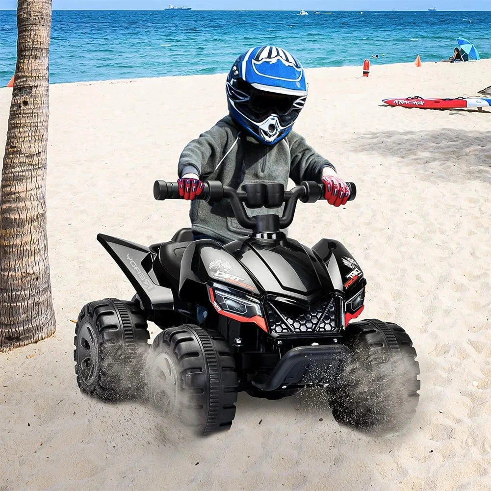 Kids 6V Electric Ride-On ATV Quad Car With Music LED Lights And Spray Device 2 Kids 6V Electric Ride-On ATV Quad Car With Music LED Lights And Spray Device - Image 2