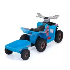 6V Kids Ride-On ATV With Detachable Trailer – Electric Quad For Ages 3-6, Bluetooth, Music, & Safe Design 18 6V Kids Ride-On ATV With Detachable Trailer – Electric Quad For Ages 3-6, Bluetooth, Music, & Safe Design -Sun Baby Sales Store 6V Kids Ride On ATV with Detachable Trailer 14