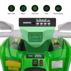 6V Kids Ride-On ATV With Detachable Trailer – Electric Quad For Ages 3-6, Bluetooth, Music, & Safe Design 26 6V Kids Ride-On ATV With Detachable Trailer – Electric Quad For Ages 3-6, Bluetooth, Music, & Safe Design -Sun Baby Sales Store 6V Kids Ride On ATV with Detachable Trailer 6