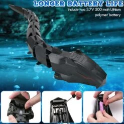 Kids RC Mechanical Snake 2.4G Wireless Water Simulation Snake Electric Toy 17 Kids RC Mechanical Snake 2.4G Wireless Water Simulation Snake Electric Toy -Sun Baby Sales Store 71DAJyNQMxL