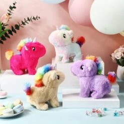 Unicorn Plush Toy Talking Wagging Nodding Educational Doll Electric Animal Interactive Animated Toy For Toddler -Sun Baby Sales Store 71UGj9dblWL. AC SL1500