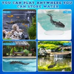 Kids RC Mechanical Snake 2.4G Wireless Water Simulation Snake Electric Toy 18 Kids RC Mechanical Snake 2.4G Wireless Water Simulation Snake Electric Toy -Sun Baby Sales Store 813cHejKTML