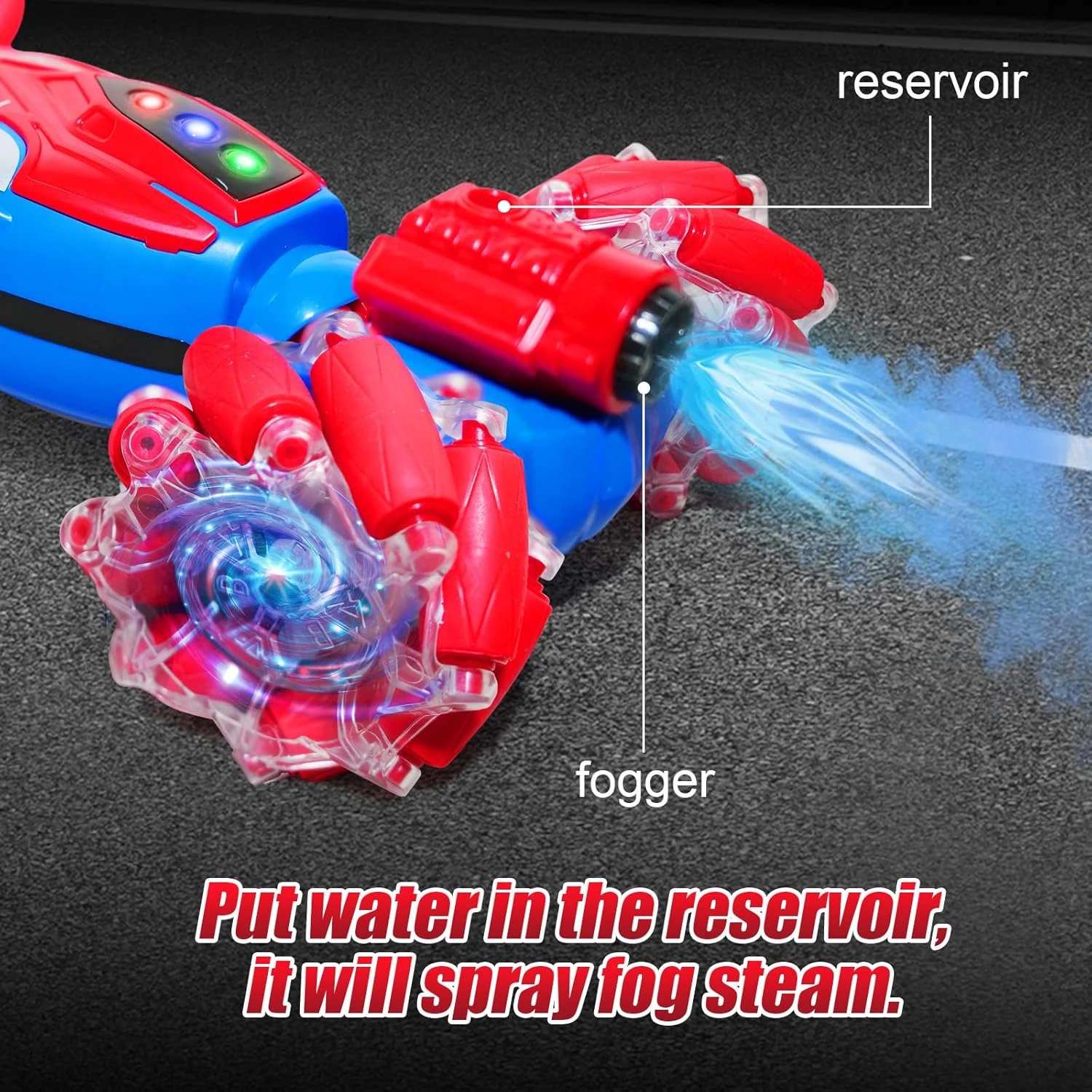 2.4G RC Stunt Car 360° Rotation 4WD Twist Spray Car Dual Control Climbing Car With Light 7 2.4G RC Stunt Car 360° Rotation 4WD Twist Spray Car Dual Control Climbing Car With Light - Image 7