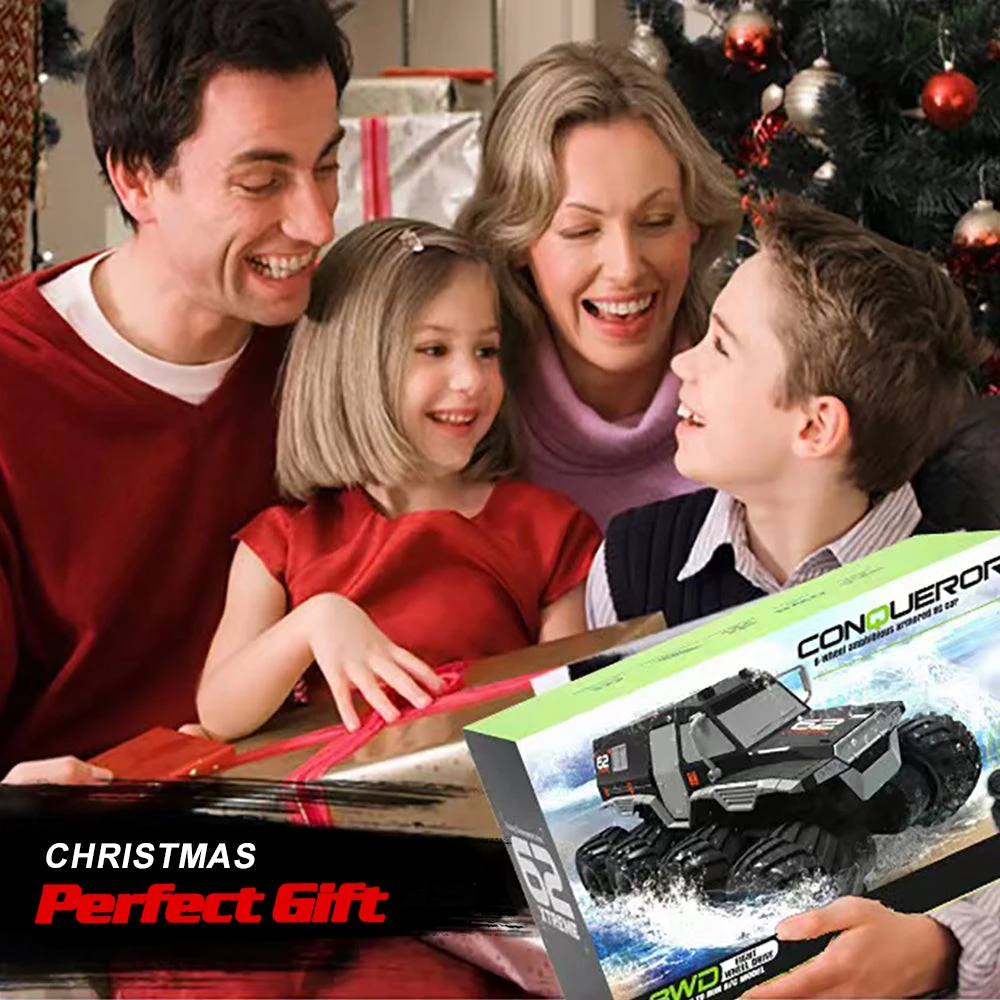 1/12Amphibious RC Car 8WD Off-Road Waterproof RC Truck Boys All Terrain Remote Control Car RC Toys 15 1/12Amphibious RC Car 8WD Off-Road Waterproof RC Truck Boys All Terrain Remote Control Car RC Toys - Image 15