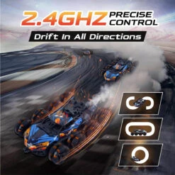 8WD Remote Control Car 2.4G Drift Stunt RC Car Double-Sided Climbing Car With Spray & Light 11 8WD Remote Control Car 2.4G Drift Stunt RC Car Double-Sided Climbing Car With Spray & Light -Sun Baby Sales Store 8WD Remote Control Drift Stunt Car 5