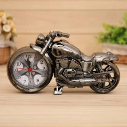 Super Cool Motorcycle Alarm Clock Watch Shape Creative Retro Gifts 11 Super Cool Motorcycle Alarm Clock Watch Shape Creative Retro Gifts -Sun Baby Sales Store AlarmClock 2
