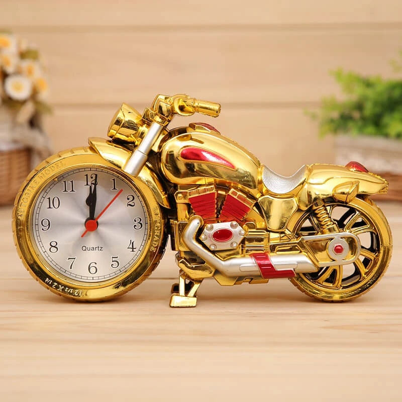 Super Cool Motorcycle Alarm Clock Watch Shape Creative Retro Gifts 5 Super Cool Motorcycle Alarm Clock Watch Shape Creative Retro Gifts - Image 5