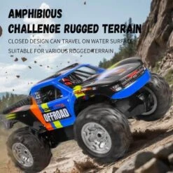 Amphibious Remote Control Car 4WD Off-road Vehicle Waterproof 2.4G RC Truck Summer Toy 16 Amphibious Remote Control Car 4WD Off-road Vehicle Waterproof 2.4G RC Truck Summer Toy -Sun Baby Sales Store Amphibious Remote Control Car 4WD Off road vehicle 3
