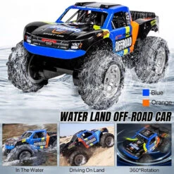 Amphibious Remote Control Car 4WD Off-road Vehicle Waterproof 2.4G RC Truck Summer Toy 14 Amphibious Remote Control Car 4WD Off-road Vehicle Waterproof 2.4G RC Truck Summer Toy -Sun Baby Sales Store Amphibious Remote Control Car 4WD Off road vehicle 3 6526b0e6 d361 431e 9b66 08ee24968f09