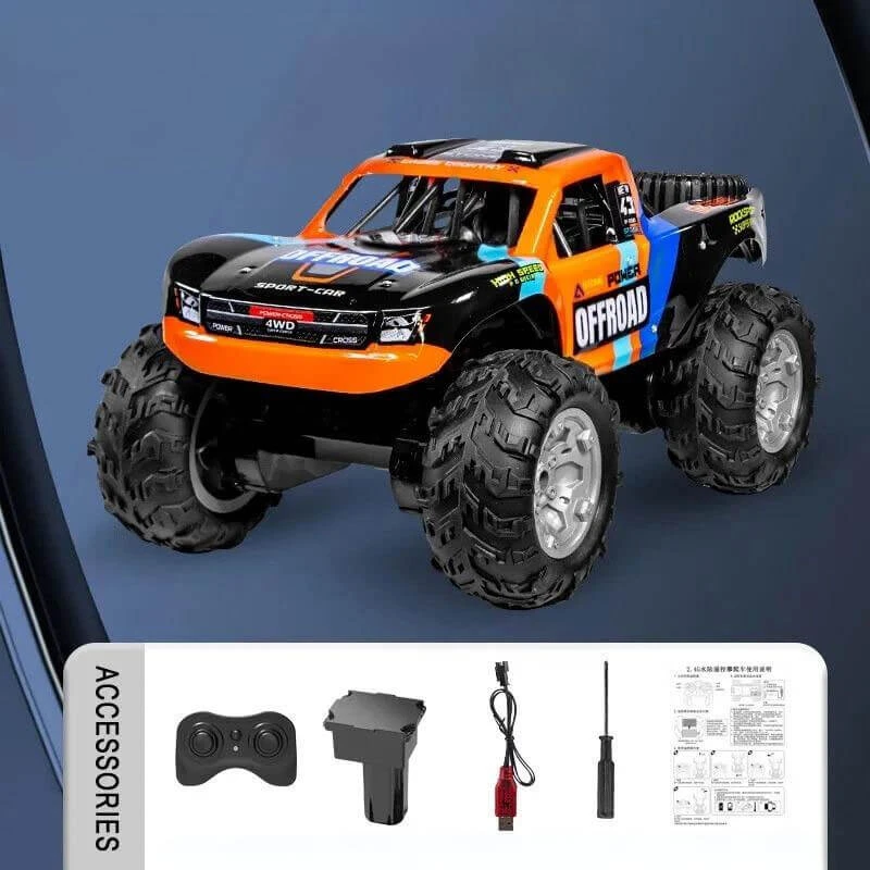 Amphibious Remote Control Car 4WD Off-road Vehicle Waterproof 2.4G RC Truck Summer Toy 2 Amphibious Remote Control Car 4WD Off-road Vehicle Waterproof 2.4G RC Truck Summer Toy - Image 2