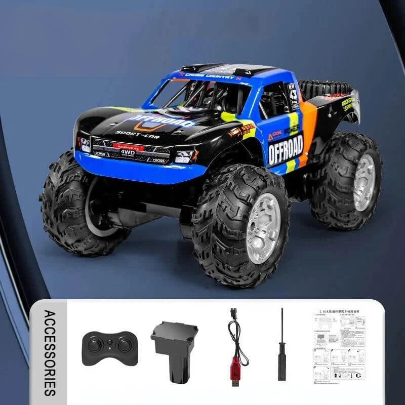 Amphibious Remote Control Car 4WD Off-road Vehicle Waterproof 2.4G RC Truck Summer Toy 1 Amphibious Remote Control Car 4WD Off-road Vehicle Waterproof 2.4G RC Truck Summer Toy