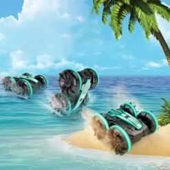Amphibious Stunt RC Car 360° Rotate And 180° Flips Water Land Remote Control Car 22 Amphibious Stunt RC Car 360° Rotate And 180° Flips Water Land Remote Control Car -Sun Baby Sales Store Amphibious Remote Control Car 3