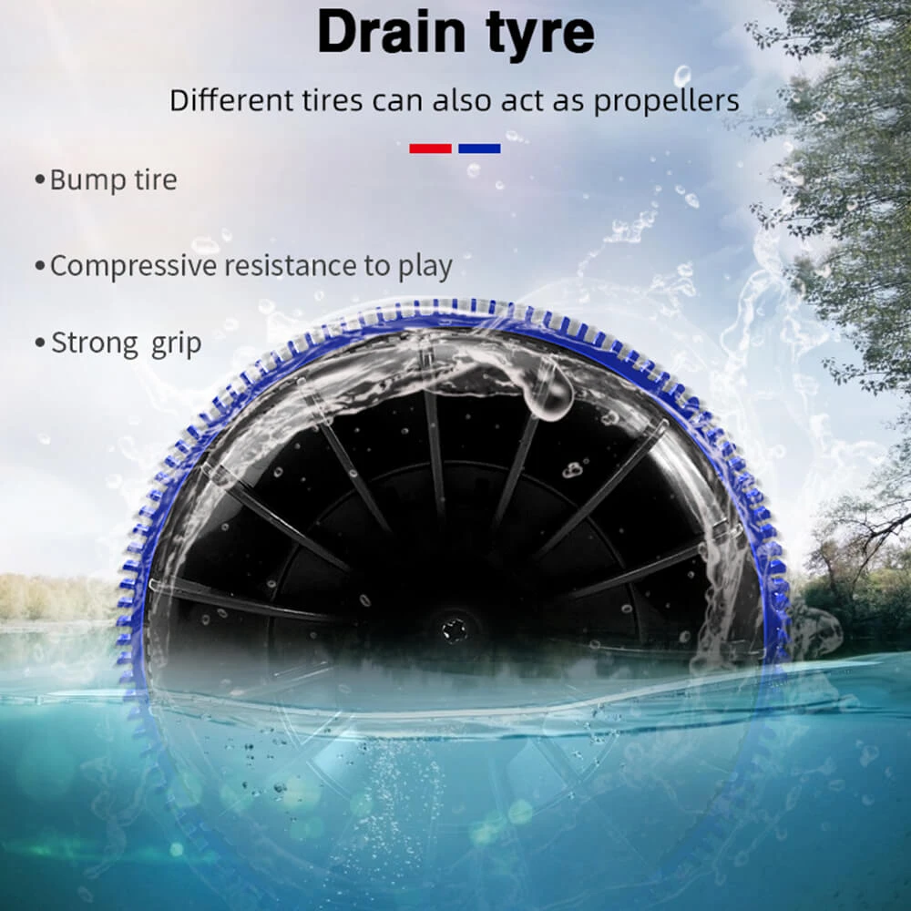 Stunt Amphibious Car For Kids - 2.4Ghz 360 Rotate Water And Land 4WD Amphibious Electric Toys 4 Stunt Amphibious Car For Kids - 2.4Ghz 360 Rotate Water And Land 4WD Amphibious Electric Toys - Image 4