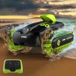 Kids Amphibious RC Tank 360° Drift Stunt Remote Control Tank Deformation Crawler Waterproof Remote Control Toys -Sun Baby Sales Store AmphibiousRCTank 1