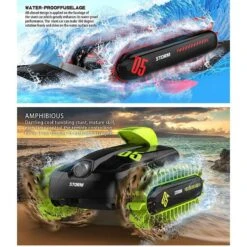 Kids Amphibious RC Tank 360° Drift Stunt Remote Control Tank Deformation Crawler Waterproof Remote Control Toys -Sun Baby Sales Store AmphibiousRCTank 6