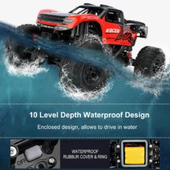 Amphibious RC Car 100% Waterproof Off-Road Monster Vehicle 2.4GH Remote Control Truck 16 Amphibious RC Car 100% Waterproof Off-Road Monster Vehicle 2.4GH Remote Control Truck -Sun Baby Sales Store Amphibous RC CAR 100 WATERPROOF