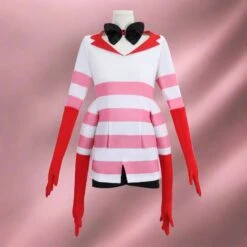 Adult Angel Dust Costume Hazbin Four Arms Hotel Cosplay Outfits Party Carnival Cosplay Costumes -Sun Baby Sales Store Angel Dust Costume Hazbin Hotel Cosplay 5
