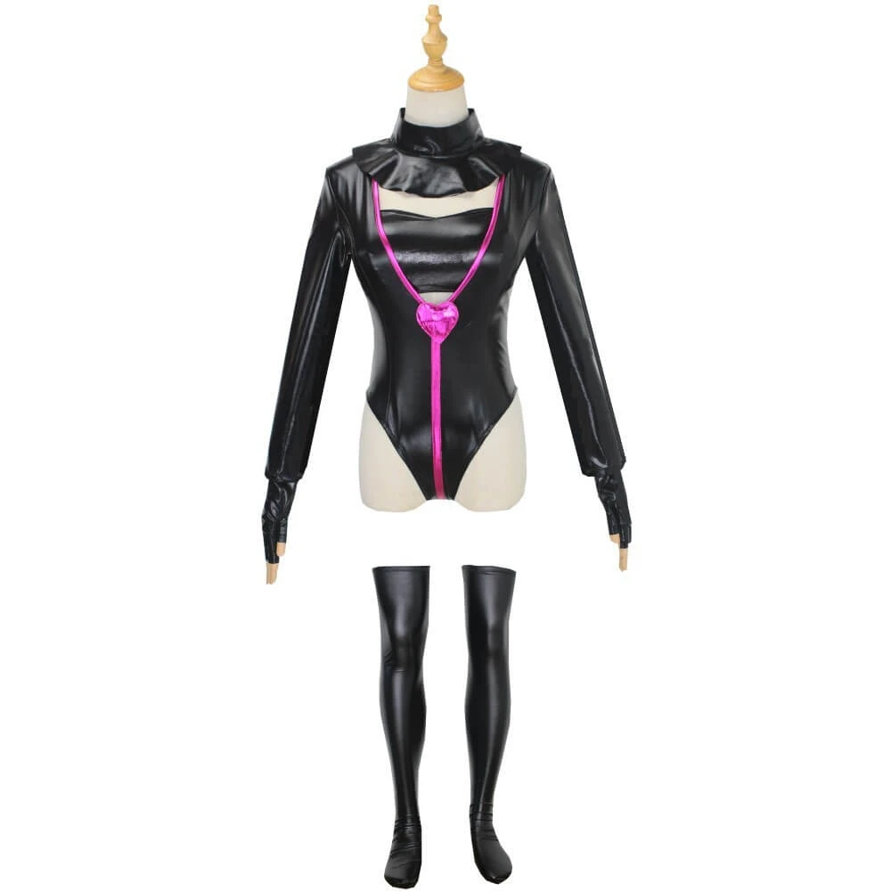 Angel Dust Leather Costume Hazbin Hotel Poison Cosplay Outfit 1 Angel Dust Leather Costume Hazbin Hotel Poison Cosplay Outfit