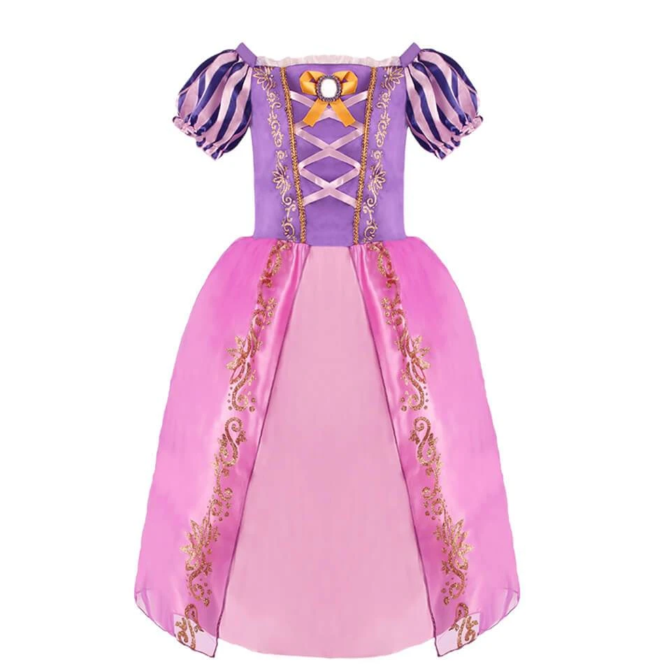 Long Hair Princess Dress Little Girls Pink Purle Outfit Halloween Party Dress Ball Gown 1 Long Hair Princess Dress Little Girls Pink Purle Outfit Halloween Party Dress Ball Gown