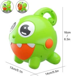 Kids Bubble Toy Little Monster Bubble Maker Automatic Rechargeable Bubble Toy Protable 13 Kids Bubble Toy Little Monster Bubble Maker Automatic Rechargeable Bubble Toy Protable -Sun Baby Sales Store AutomaticBubbleMachine 12
