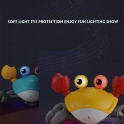 Baby Kids Bathing Shower Crab Automatically Avoid Obstacle Crawling Musical Beach Toys -Sun Baby Sales Store Babybathswimcrab 2