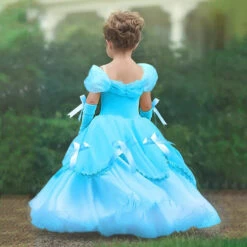 Princess Belle Dress Halloween Costume Party Ball Gown Dress 16 Princess Belle Dress Halloween Costume Party Ball Gown Dress -Sun Baby Sales Store BelleDress 3