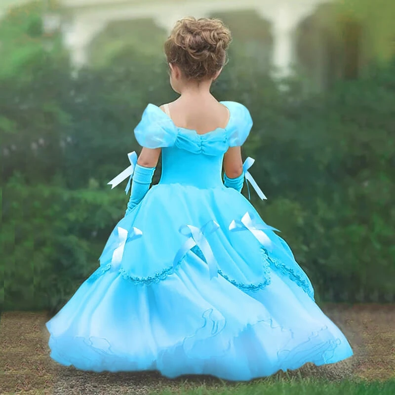 Princess Belle Dress Halloween Costume Party Ball Gown Dress 6 Princess Belle Dress Halloween Costume Party Ball Gown Dress - Image 6