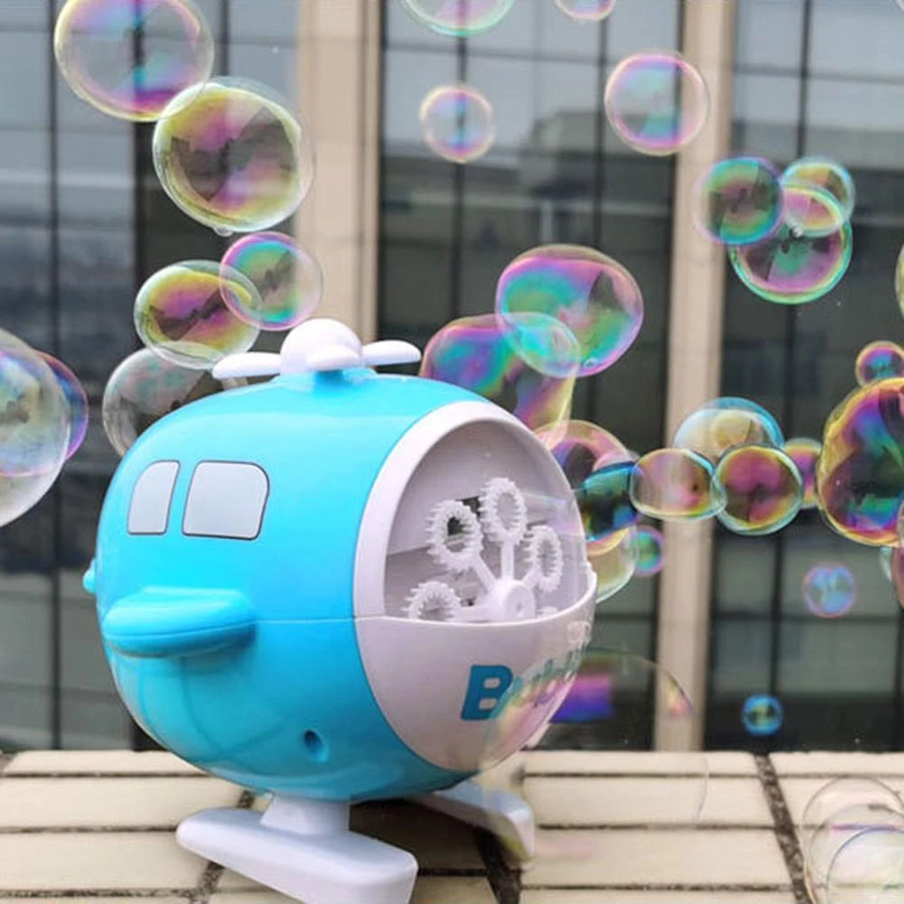 Kids Bubble Machine - Automatic Bubble Maker Helicopter Toy Gift For Girls And Boys 2 Kids Bubble Machine - Automatic Bubble Maker Helicopter Toy Gift For Girls And Boys - Image 2
