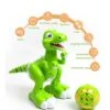 Remote Control Sensing Dinosaur Cartoon Cute Gesture Interactive Electronic Spray Dinosaur Toy