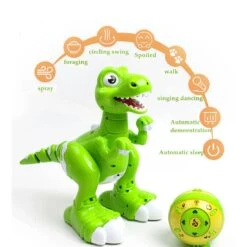 Remote Control Sensing Dinosaur Cartoon Cute Gesture Interactive Electronic Spray Dinosaur Toy
