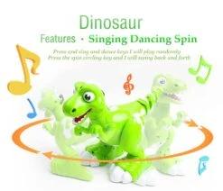 Remote Control Sensing Dinosaur Cartoon Cute Gesture Interactive Electronic Spray Dinosaur Toy 13 Remote Control Sensing Dinosaur Cartoon Cute Gesture Interactive Electronic Spray Dinosaur Toy -Sun Baby Sales Store CartoonSensingRemoteControlDinosaurs 5