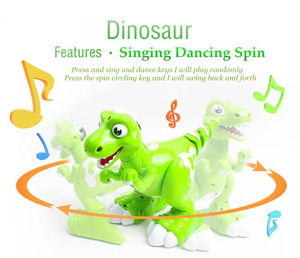 Remote Control Sensing Dinosaur Cartoon Cute Gesture Interactive Electronic Spray Dinosaur Toy 3 Remote Control Sensing Dinosaur Cartoon Cute Gesture Interactive Electronic Spray Dinosaur Toy - Image 3