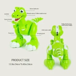 Remote Control Sensing Dinosaur Cartoon Cute Gesture Interactive Electronic Spray Dinosaur Toy 18 Remote Control Sensing Dinosaur Cartoon Cute Gesture Interactive Electronic Spray Dinosaur Toy -Sun Baby Sales Store CartoonSensingRemoteControlDinosaurs 9